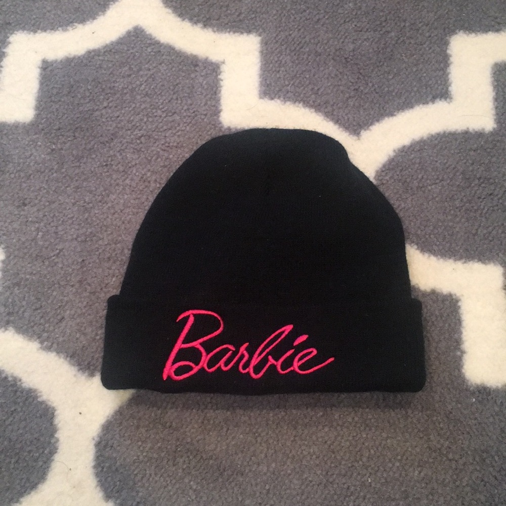 Barbie black beanie